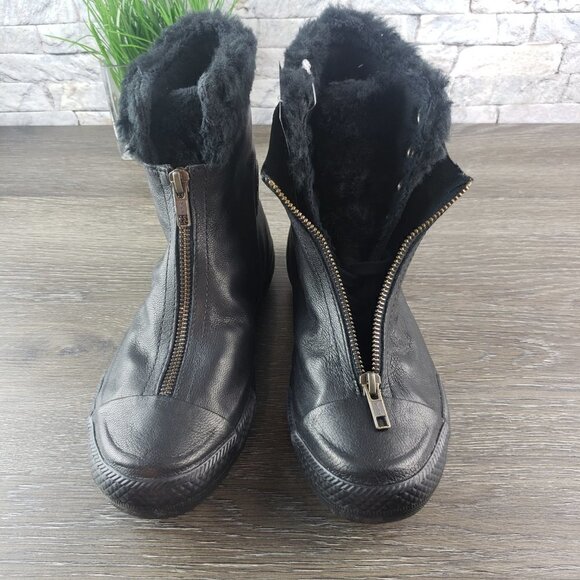 New Converse CTAS Boot Shroud Leather Fur - Picture 5 of 7